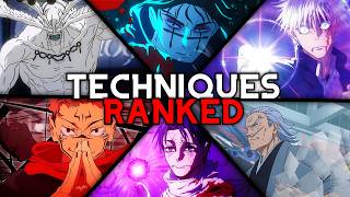 Ranking The Top 10 Cursed Techniques From Weakest to Strongest!