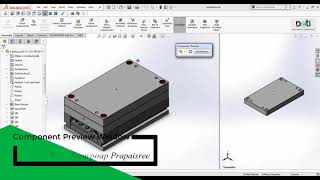 สอน SolidWorks ตอนที่ 116  คำสั่ง Component Preview Window #SolidWorks