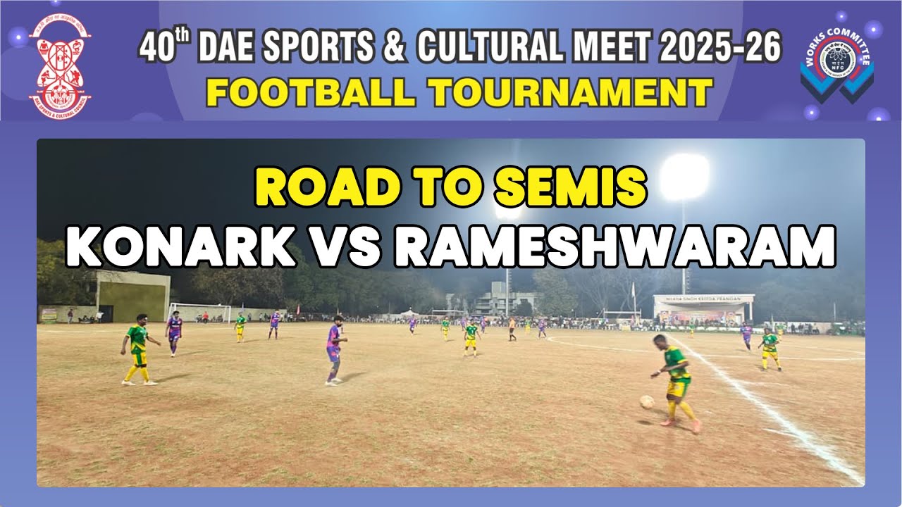 All Set. All Fired Up. Road to Semis Begins! 40th DAE Sports & Cultural Meet 2026