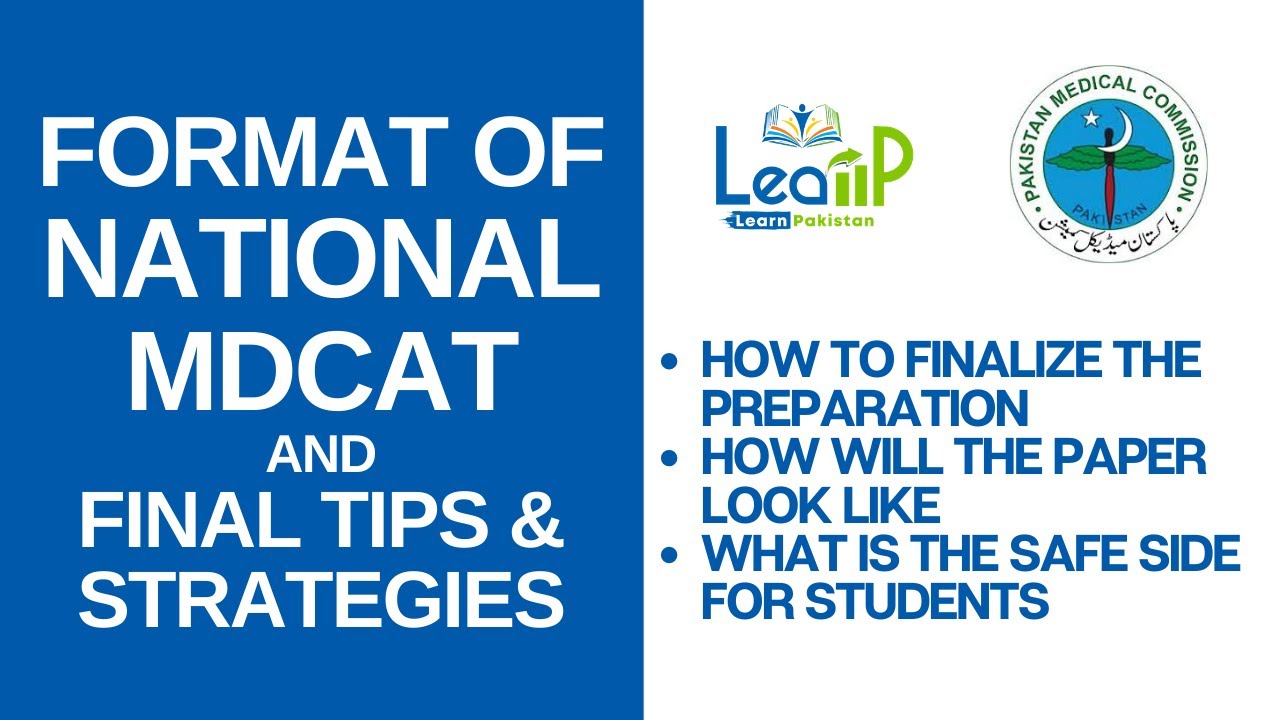 What will be the format of NMDCAT | How to prepare in last 20 days | Final Tips & Strategies