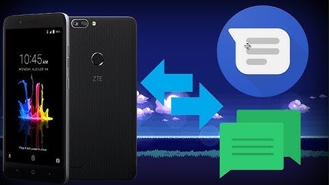 ZTE Blade Zmax | Change Default Messaging App