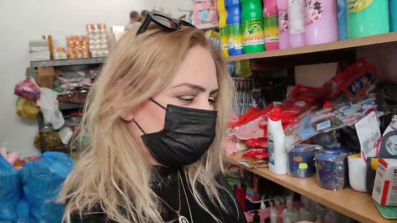 Going shopping in the ...not Euro shop downtown Paphos