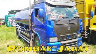 Truck Canter Tangki Biru Modifikasi Rombak Jahat