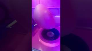 A machine making cotton candy