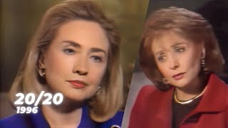 Hillary Clinton interview with Barbara Walters, 20/20 (1996, remastered)