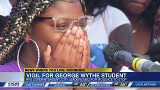 Hundreds gather honoring 17-year-old Richmond student killed in her home