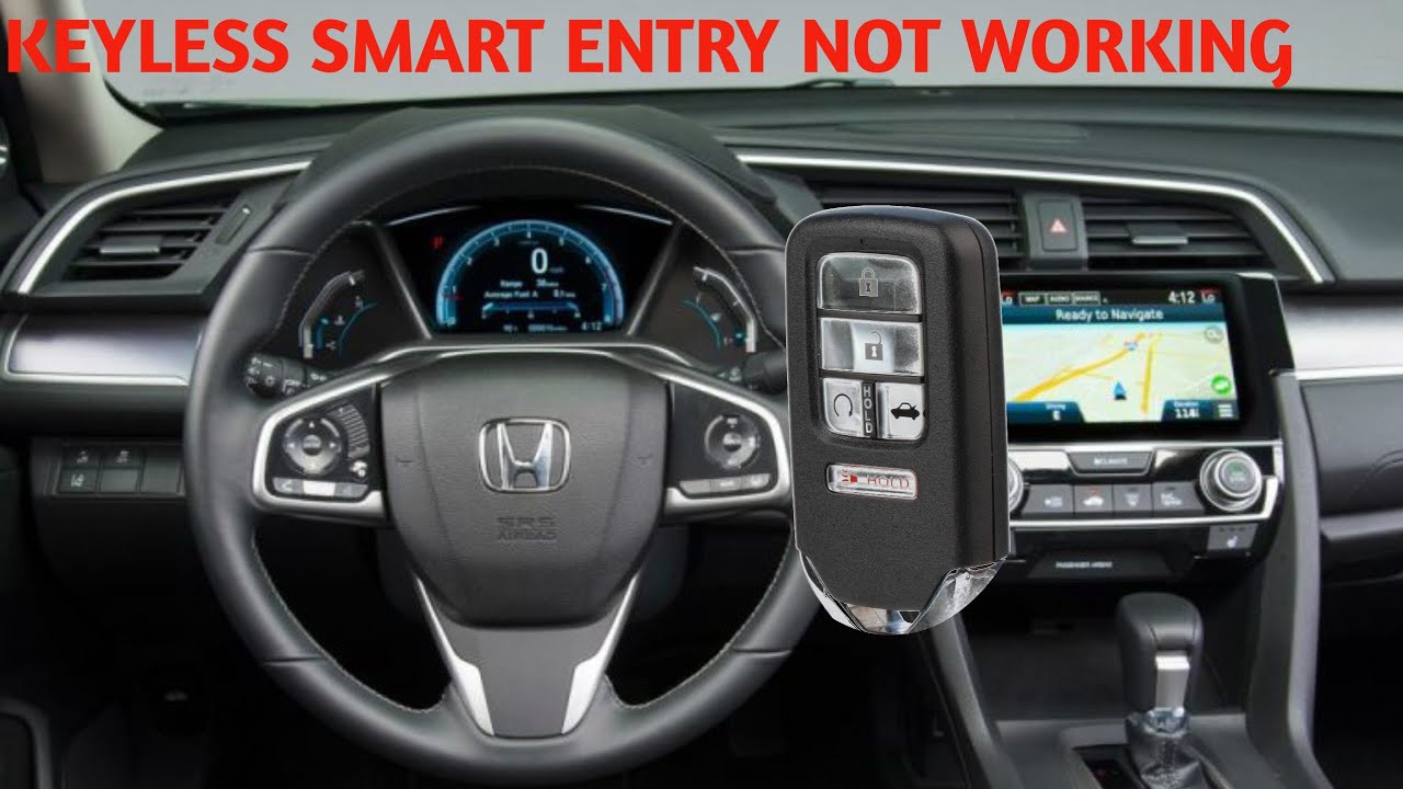 Honda civic 2018 model keyless smart entry not working [B1664 code