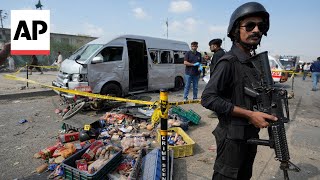 5 Japanese workers narrowly escape suicide bombing that targeted their vehicle in Pakistan