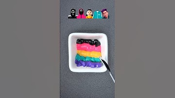 Guess the mixed color of Squid Game #squidgame2 #satisfying