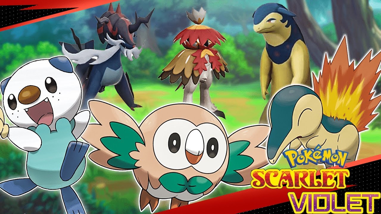 Hisuian Forms Starters Decidueye, Typhlosion, Samurott [Pokemon Scarlet and Violet]