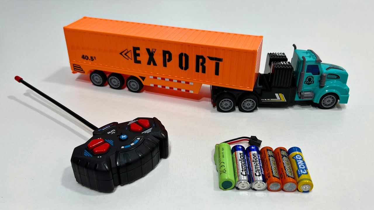 Unboxing RC Police Car, 1:36 scale RC transport truck, Optimus prime EV, RC new energy drift car