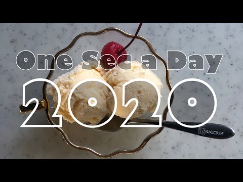 One Second a Day 2020/1日1秒動画、2020完成✨ How many seconds did I miss that year lol