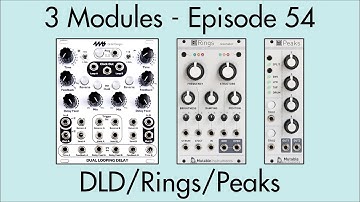 3 Modules #54: Dual Looping Delay, Rings, Peaks