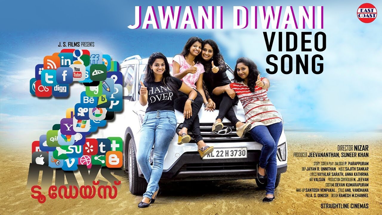 Jawani Diwani  Two Days  Official Video Song  Samudrakkani  Nizar