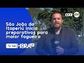São João do Itaperiú inicia preparativos para maior fogueira | Cotidiano | Tá Na Hora SC