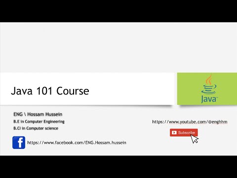 java 101 Course - java data types