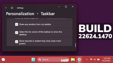 New Windows 11 Build 22624.1470 – Clock with Seconds in the Taskbar, New VPN Icon, and Fixes (Beta)