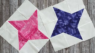 Friendship star quilt block tutorial