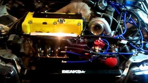 Start up CRX K20 TURBO