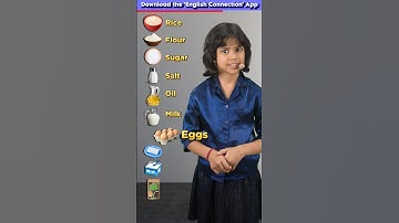 10 Grocery Items 🍬 in English, Kids English Vocabulary, Adi Keshari Connection #shorts