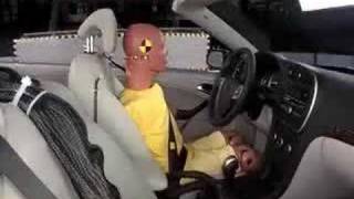 Crash Test 2004 - 2008 Saab 9-3 Convertible Side Impact