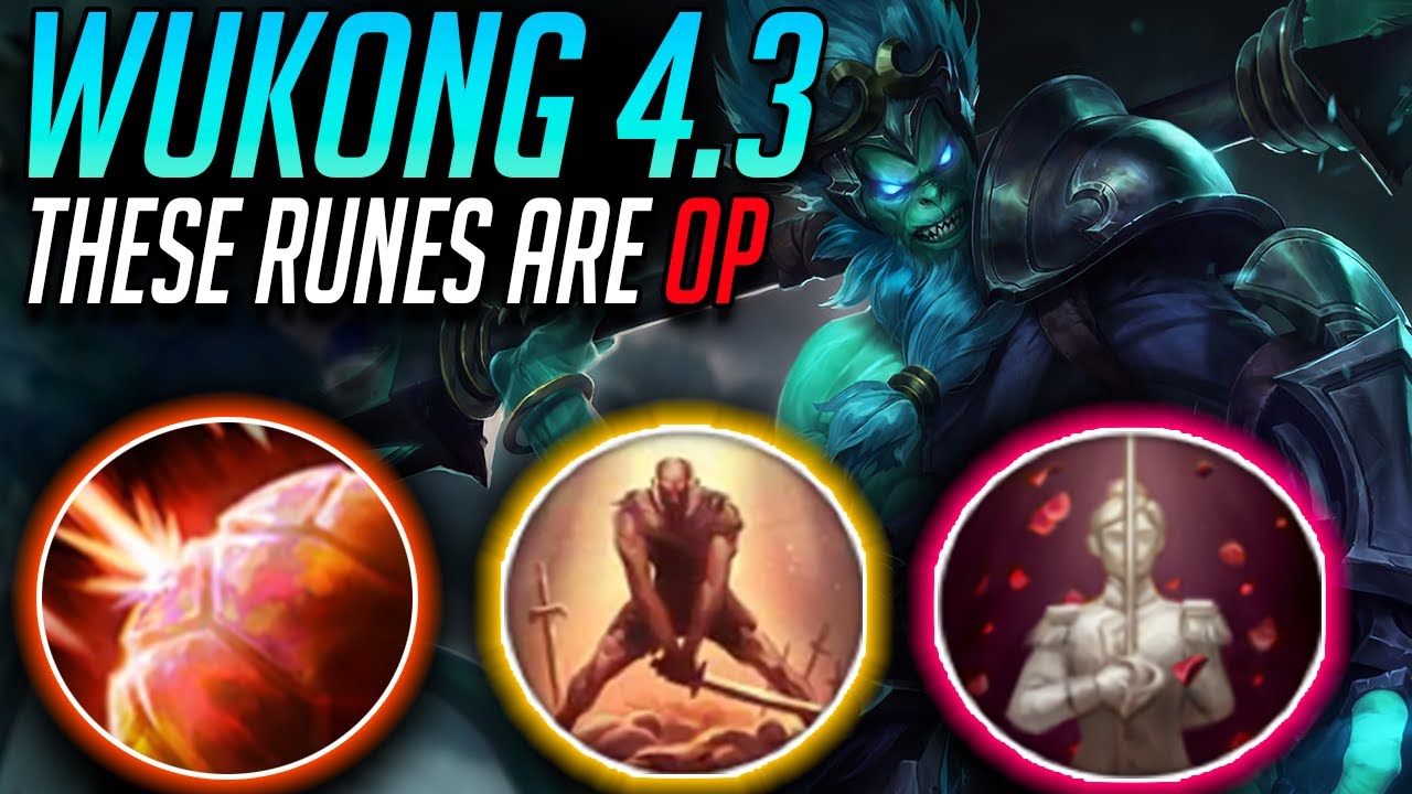 Shield Bash Rune WILD RIFT WUKONG SHIELD BASH INSANE DAMAGE (BEST RUNES FOR WUKONG ...