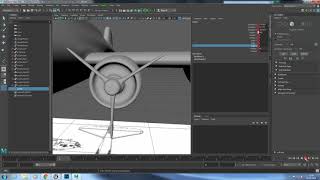 Propeller animation in maya