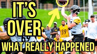 Drew Allar TOSS'N ROCKETS At Pittsburgh Steelers Training Camp Practice