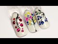 Top 3 Easy Nail Art Tutorials Sequins 3D Design Топ 3 простых дизайна с камифубуки пошагово