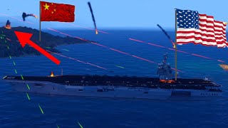 ArmA 3  US vs China in South Arma Sea!  Aircraft Carrier  C RAM  Phalanx Ciws  ArmA 3