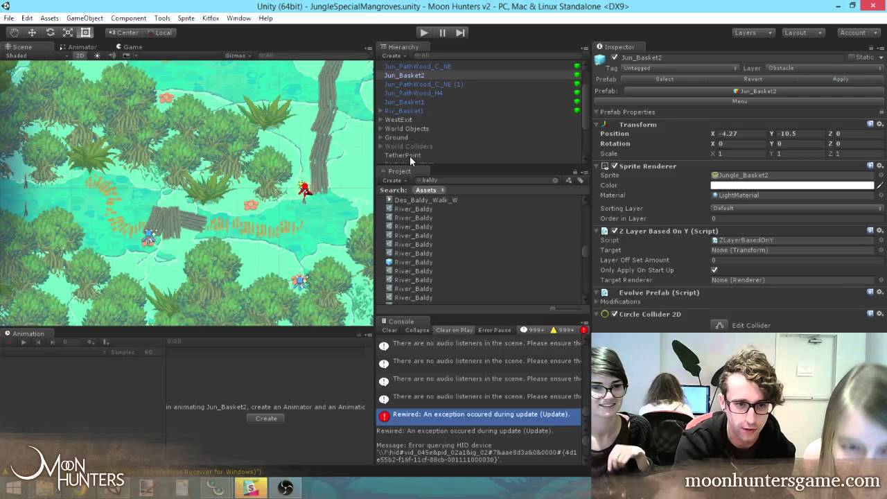 Moon Hunters September Game Development & Playtest