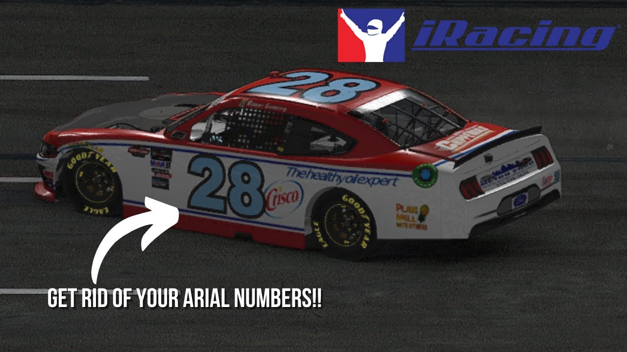 How to Change Your Car Number Font - iRacing - YouTube