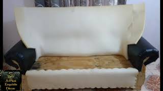 DIY: Sofa Makeover /JAMAICAN STYLE, Compliments & Inspiration To And From Siva Sofa Tutorial Vid:16