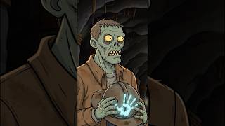 haunted mines, zombie miners, 2D animation, cartoon horror