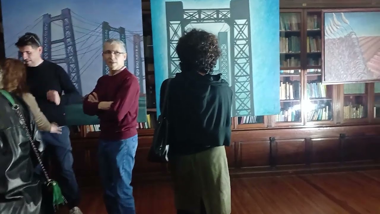 Esther López dio inicio al ciclo "5 actos de pintura"