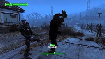 FALLOUT 4 - WASTELAND WORKSHOP DLC - STRONG VS. AUTOMATRON 009 - PS4
