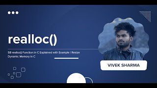 58 realloc() Function | Resize Dynamic Memory in C | CodeNook Vivek Sharma