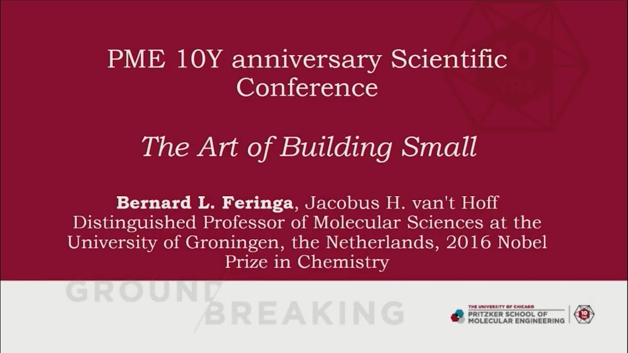 Ben L. Feringa: The art of building small - YouTube