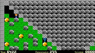 AMIGA CRAZY MINE 8 CRAZYMINE OCS BOULDERDASH CLONE BOULDER DASH EMERALD MINES FROM EMERALD WEB