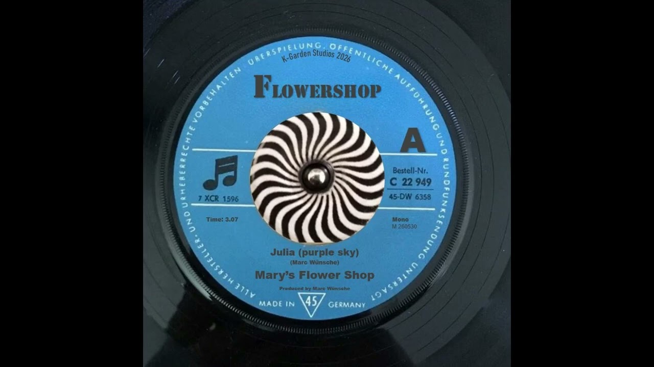 Julia (like 1967) - Mary's Flower Shop (pop psych garage revival) auf YouTube ansehen Julia (like 1967) - Mary's Flower Shop (pop psych garage revival) auf YouTube ansehen