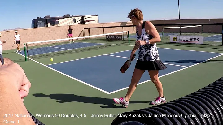 2017 Nationals Womens Doubles 50+ 4.5 Match 3