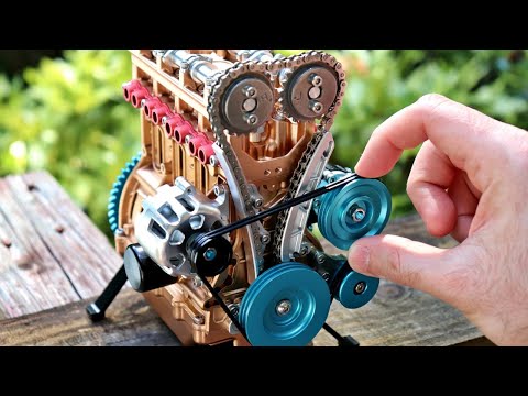 TOYOTA Mini Engine Build - Stop Motion Engine Assembly