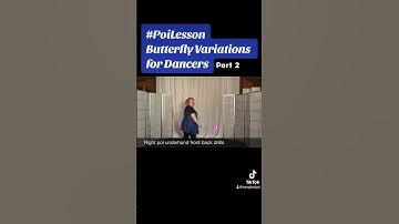Pt2 Poi Butterfly Variations for Dancers #español  #PoiLesson #PoiTutorial #PoiDance  #FlowArts