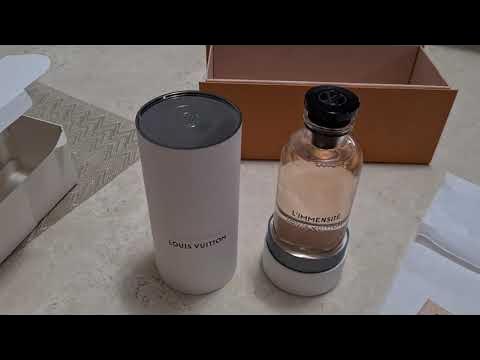 LOUIS VUITTON L'IMMENSITÉ HONEST Fragrance Review and Unboxing! 