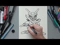 How to draw NINJAGO#Oni Mask of Vengeance#Step by step