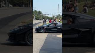 New C8 Zr1 Leaving Cars And Coffee