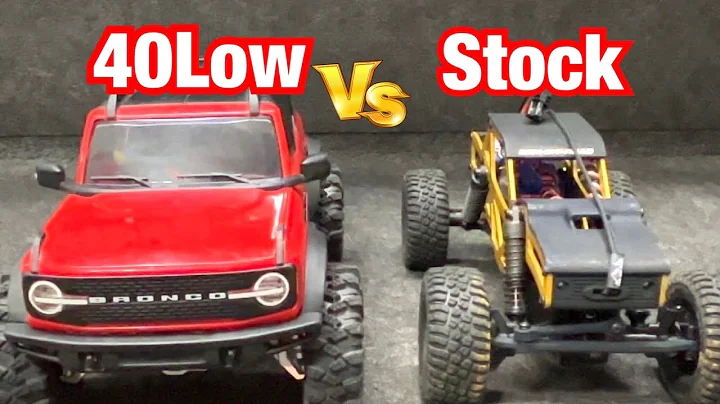 Low Gears vs Stock Gears in the TRX4m