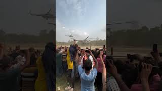 PM Modi’s Air Force helicopter in West Bengal in viral video