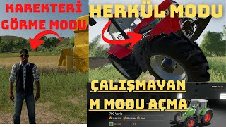 Herkül Modukarekteri Görme Moduaçılmayan Modları Açma3Rdpersonfarming Simulator19