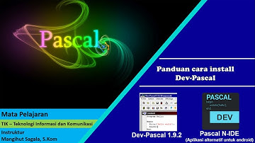 Belajar Pascal : Panduan cara install aplikasi dev pascal